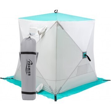 Палатка зимняя Куб 1,8х1,8 biruza/gray PREMIER