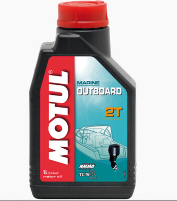 Масло для лодочных моторов 2T Motul Outboard минеральное 1 л