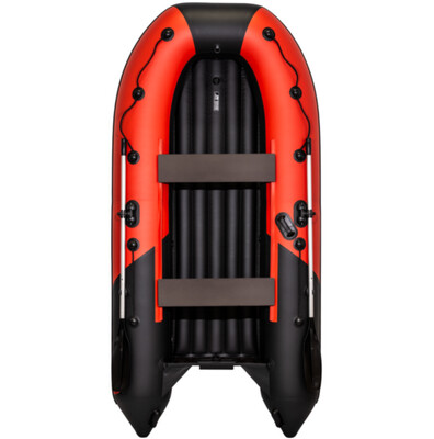 Лодка Ривьера 3200 Компакт НДНД "Комби" красный/чёрный