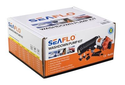 Комплект помывочный SeaFlo, 12 В, 18.9 л/мин, 70 PSI (4.8 бар)