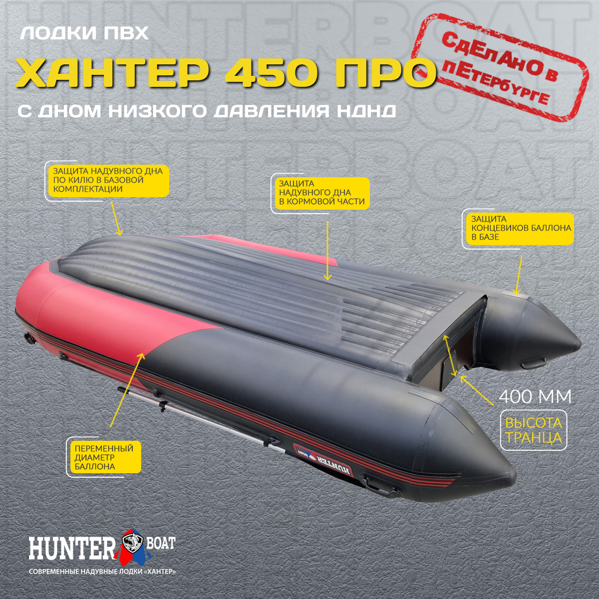 Купить Лодку Пвх Хантер У Официального Дилера