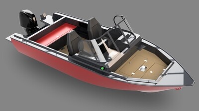 Алюминиевая моторная лодка BERKUT M-Fisher
