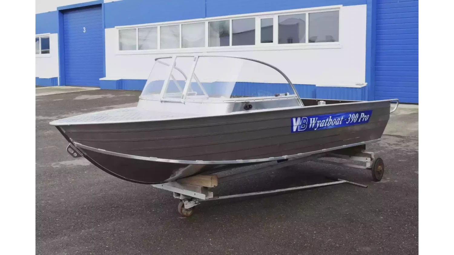 Алюминиевая лодка Wyatboat-390 PRO
