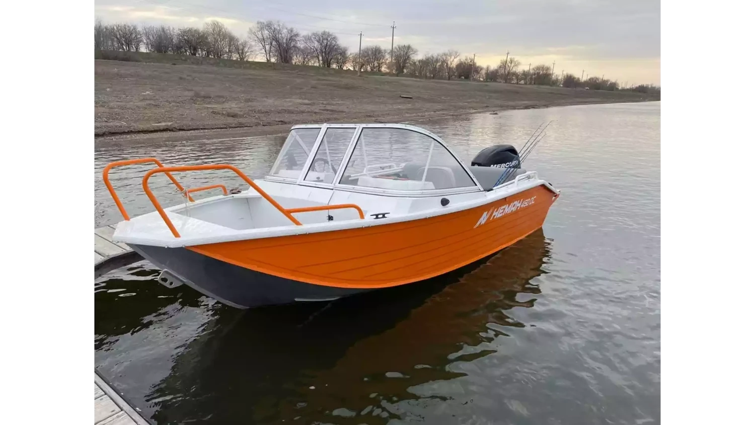 Алюминиевая лодка Wyatboat Неман-450 DC NEW