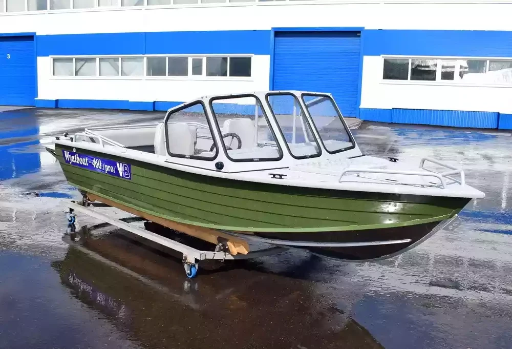 Алюминиевая лодка Wyatboat-460 DCM Pro