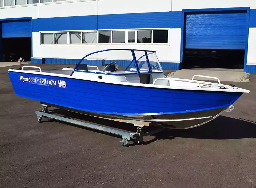 Алюминиевая лодка Wyatboat-490 DCM NEW