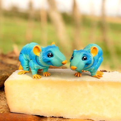 Meet Remi! Our friendly &amp; curious 3D Printed Articulated Rat.
