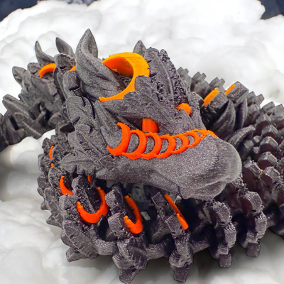 Meet Aegaeon! Our 3D Printed,  Articulated, Lunar Dragon
