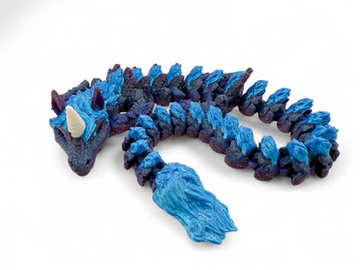Meet Talia! Our 3D Printed,  Articulated, Unicorn Dragon