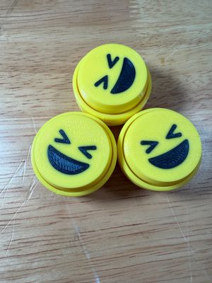 Smiley Face - Clicky Pal - 3D Printed Fidget Toys
