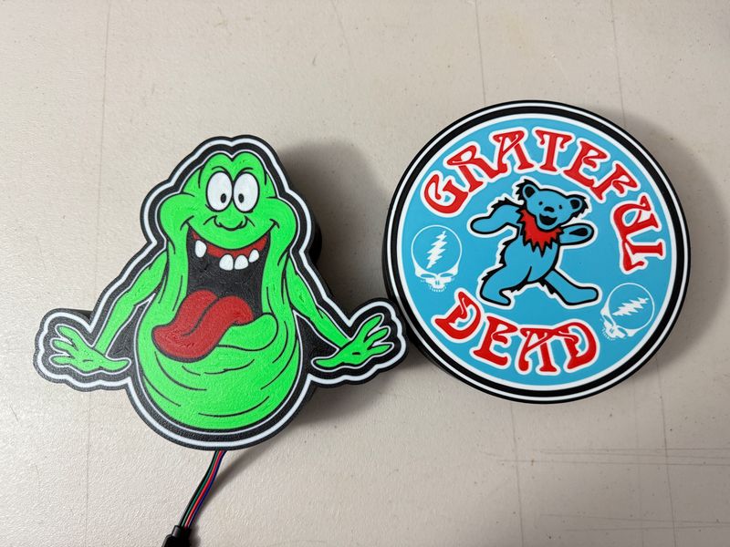 Custom LED 3D Printed Lightbox Custom LED 3D Printed Lightbox