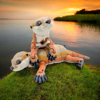 Meet Clyde! Our curious and playful, 3D Printed River Otter