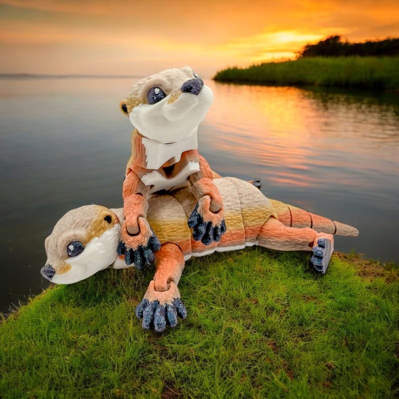 Meet Clyde! Our curious and playful, 3D Printed River Otter Meet Clyde! Our curious and playful, 3D Printed River Otter