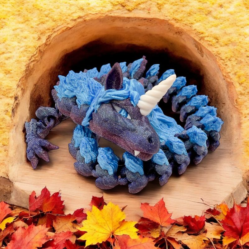 Meet Talia! Our 3D Printed, Articulated, Unicorn Dragon Meet Talia! Our 3D Printed, Articulated, Unicorn Dragon