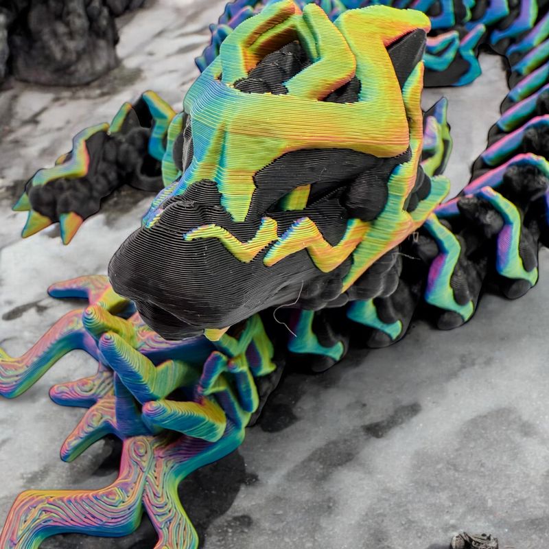 Meet Ryu Our 3D Printed, Articulated, Storm Dragon! Meet Ryu Our 3D Printed, Articulated, Storm Dragon!