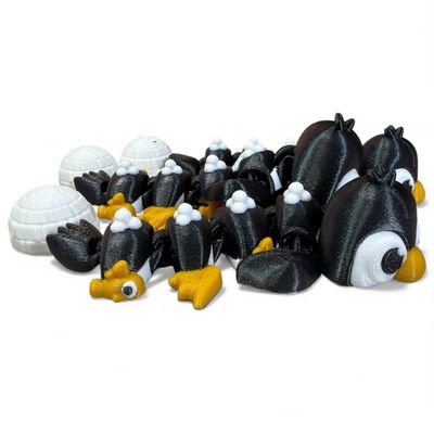 Pip the Penguin – Articulated Mini Penguin