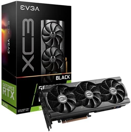EVGA GeForce RTX 3080 XC3 Black Gaming Video Card, 10G-P5-3881-KL, 10GB GDDR6X, iCX3