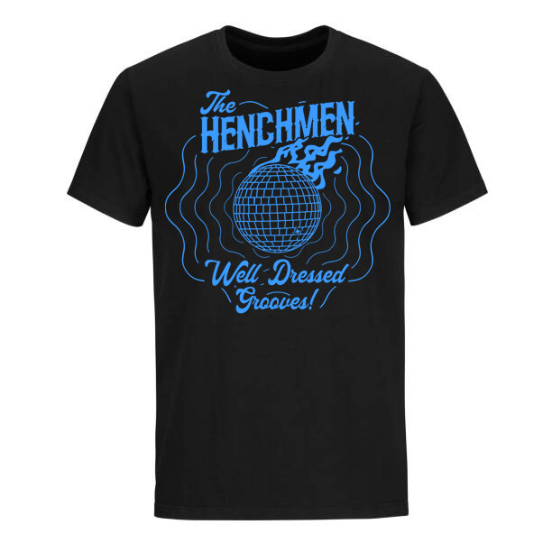 SHIRT: Well Dressed Neon Blue on Black ** Only 1 left!