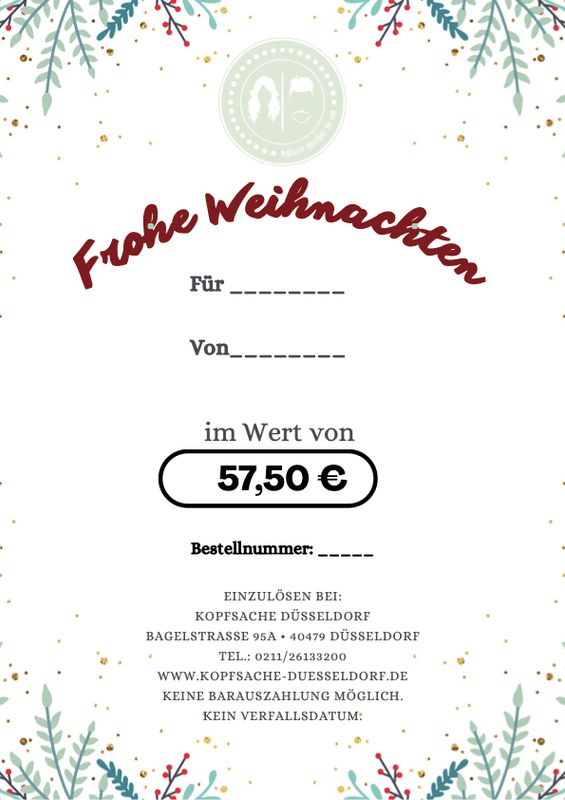 50€ Kopfsache - Gutschein
