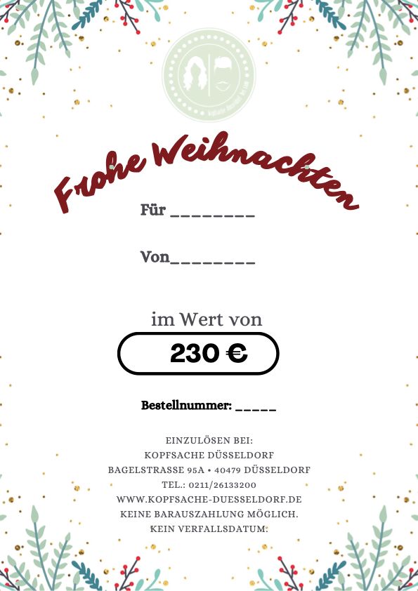 200€ Kopfsache - Gutschein
