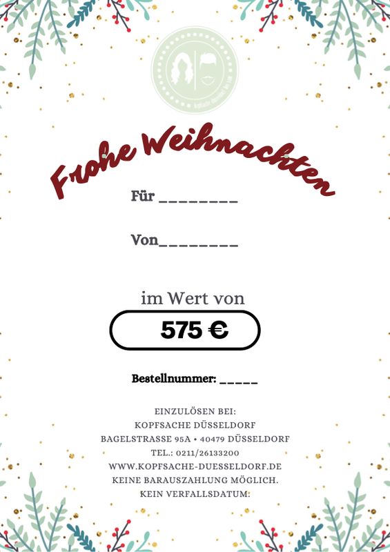 500€ Kopfsache - Gutschein