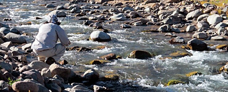 PESCA EN EL RÍO GRANDE, Malargüe