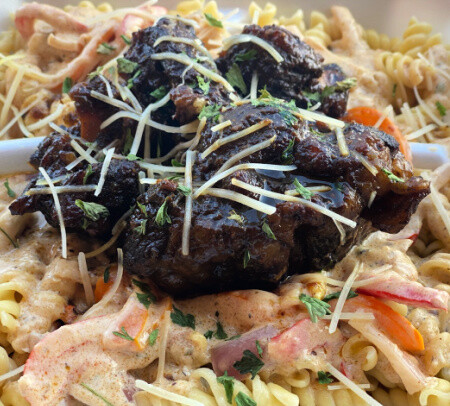 Oxtails & Rasta Pasta Oxtails & Rasta Pasta