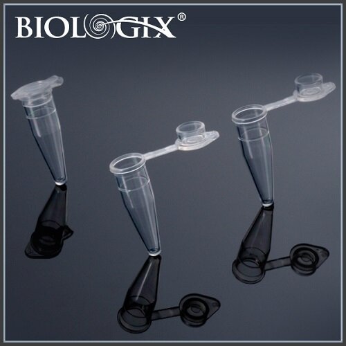 Biologix PCR Single Tubes-0.2mL (Flat Cap), Case of 10000