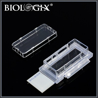 Biologix Cell Culture Slides, 1/2/4/8-well Case of 12