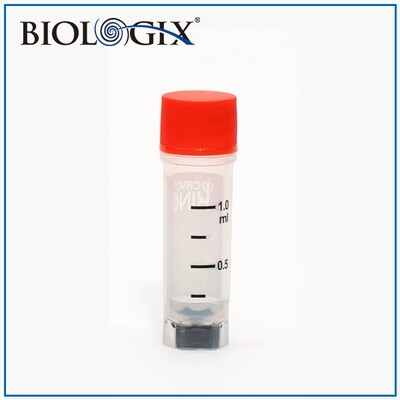 Cryogenic Vials with Bottom Barcode-1.0ml (External Thread), Case of 1000