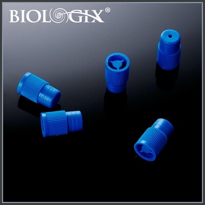 Biologix Test Tubes Caps-Blue/ Red, Case of 2000