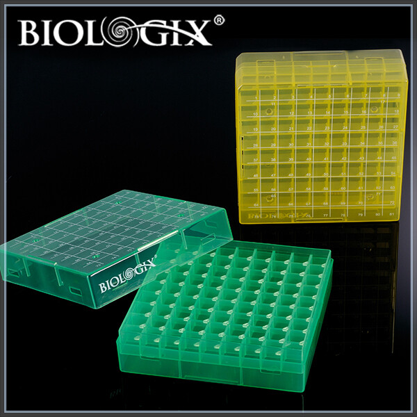 9x9 (81-well) wells Biologix PP Cryogenic Storage Boxes, Case of 20
