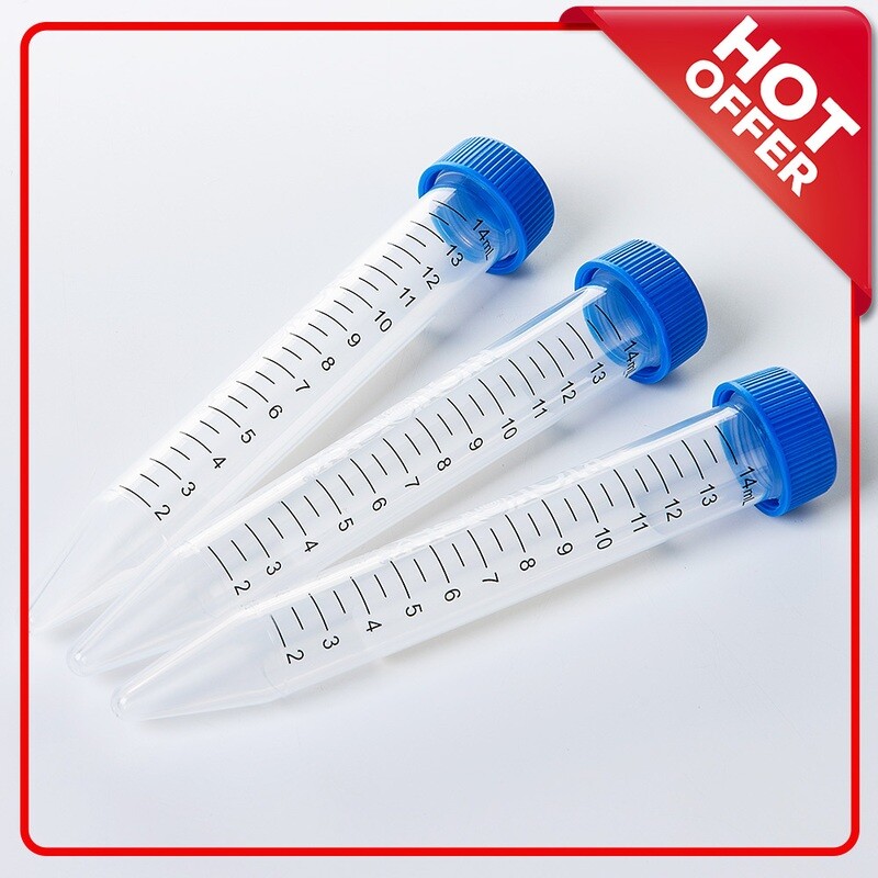 Biologix Centrifuge Tubes Flat/Plug Seal, 15mL/50ml, Rack/ Bulk