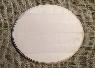 Türschild oval, Ahorn, ca. 25x20,5x1,5cm