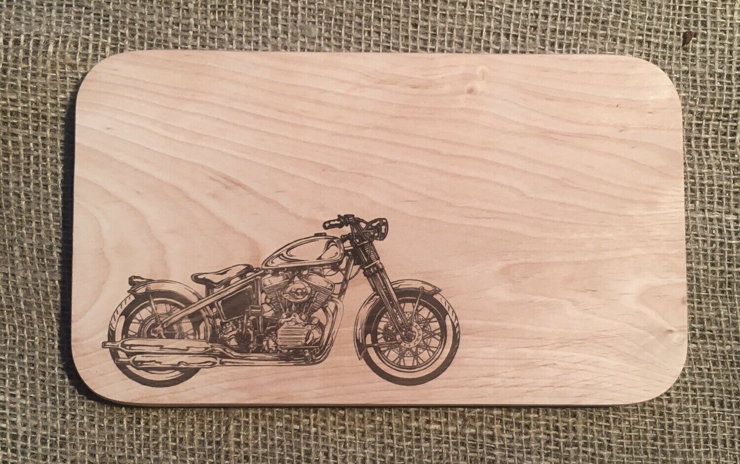 Motivbrett "Motorrad", 25,5x15x1,2
