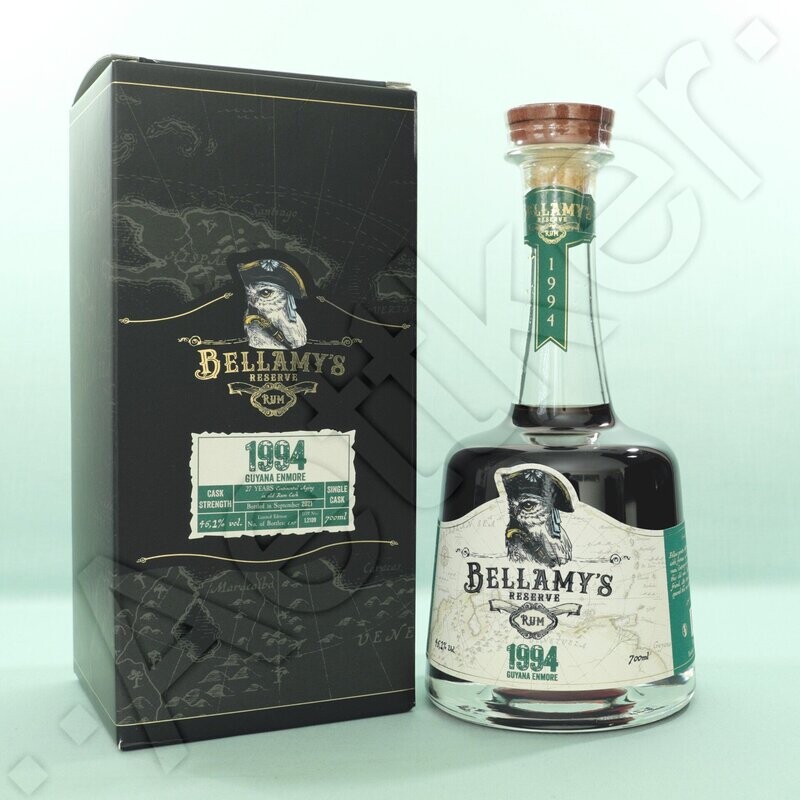 Bellamy´s Reserve Rum / Guyana / 27 Jahre / Enmore 1994