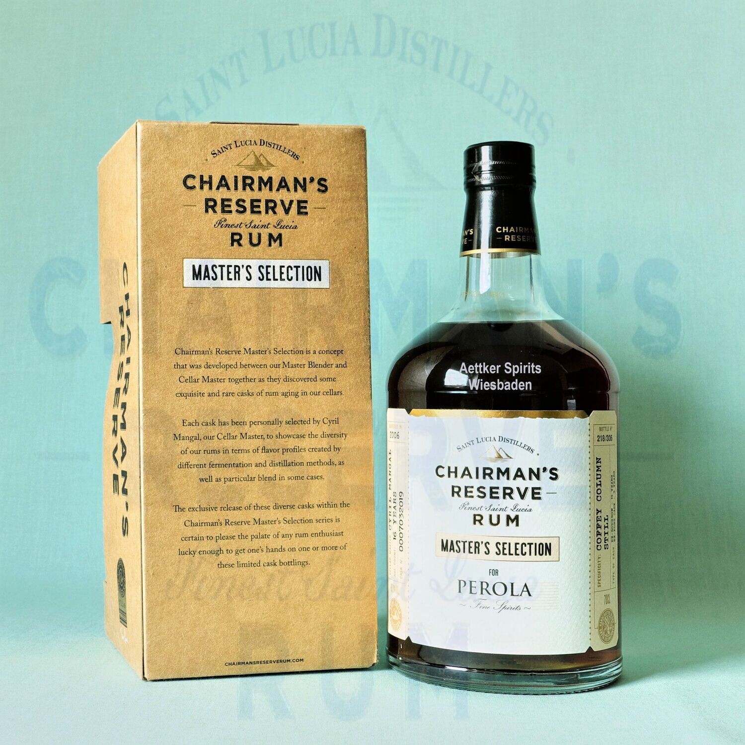 Chairman´s Reserve Rum / Saint Lucia / 16 Jahre / Saint Lucia Distillers