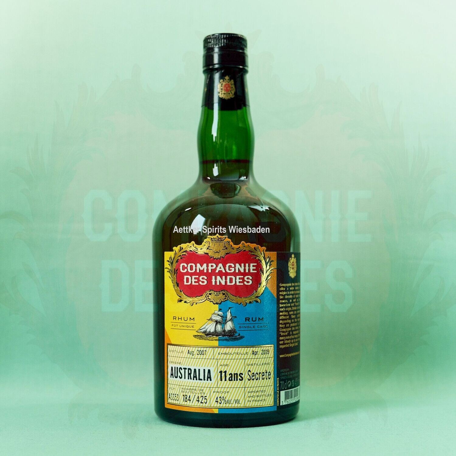 Compagnie des Indes Rum / Australien / 11 Jahre / Secret Distillery