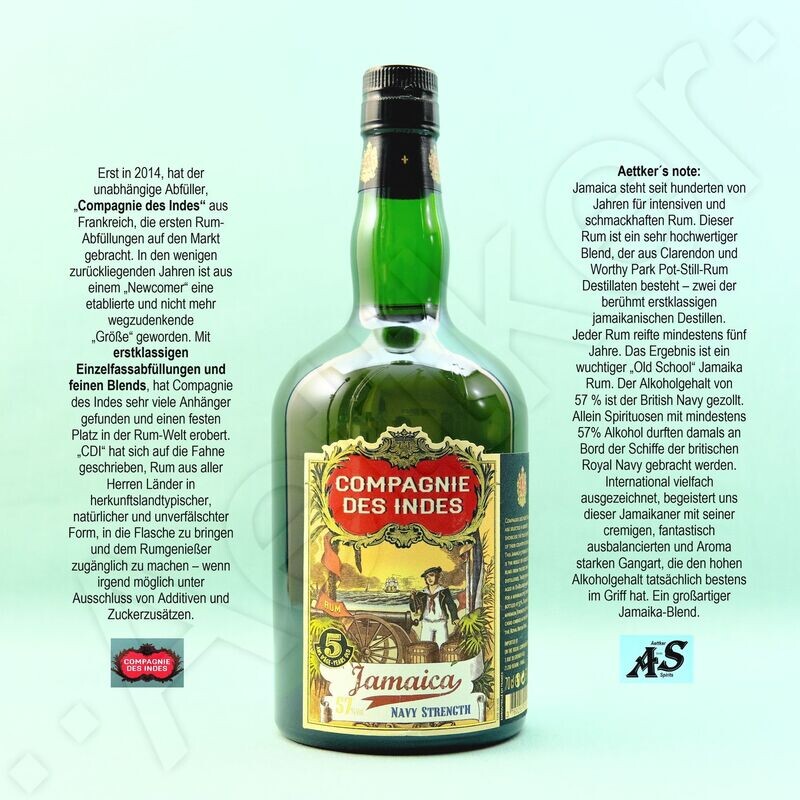 Compagnie des Indes / Jamaica / Blend / Navy Strength Compagnie des Indes / Jamaica / Blend / Navy Strength