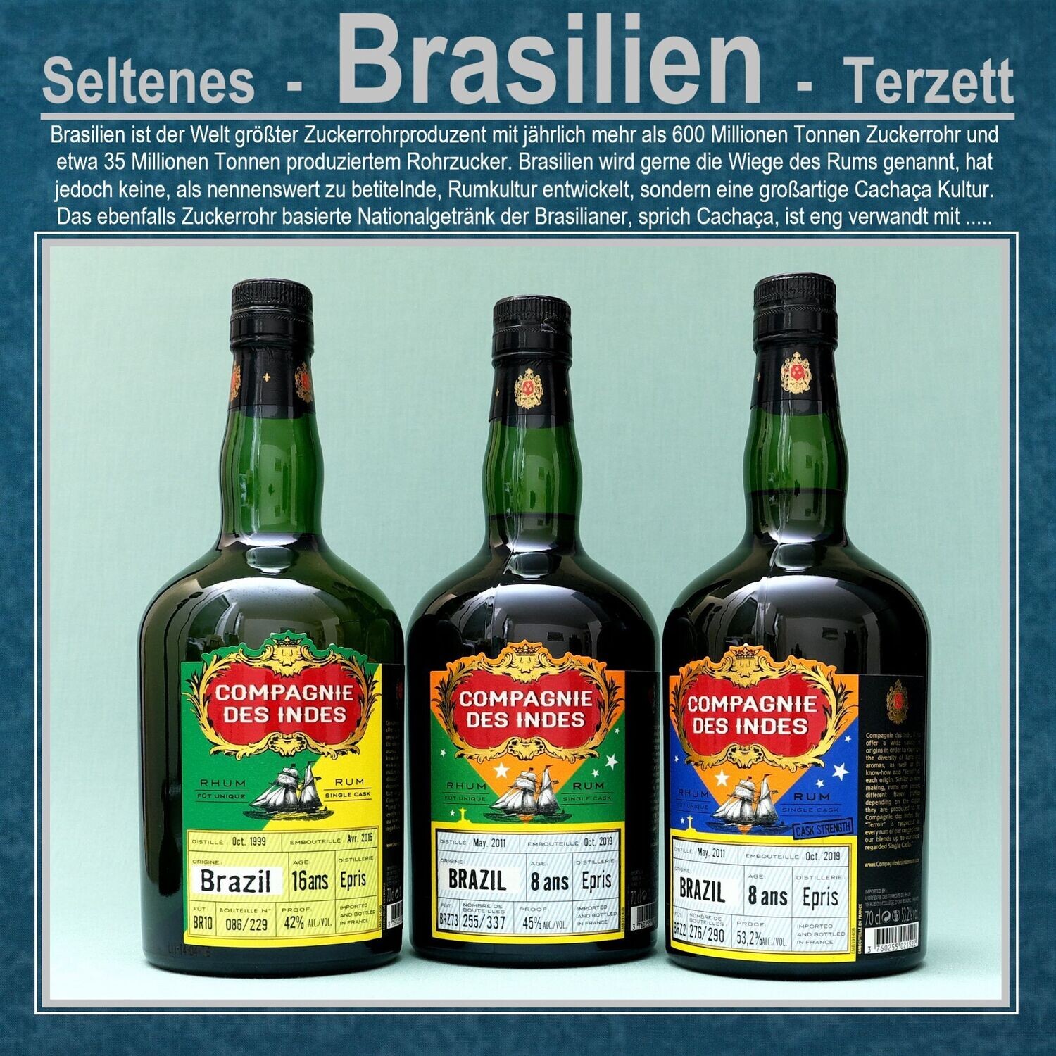 Brasilien Bundle / Compagnie des Indes / EPRIS-Distillery