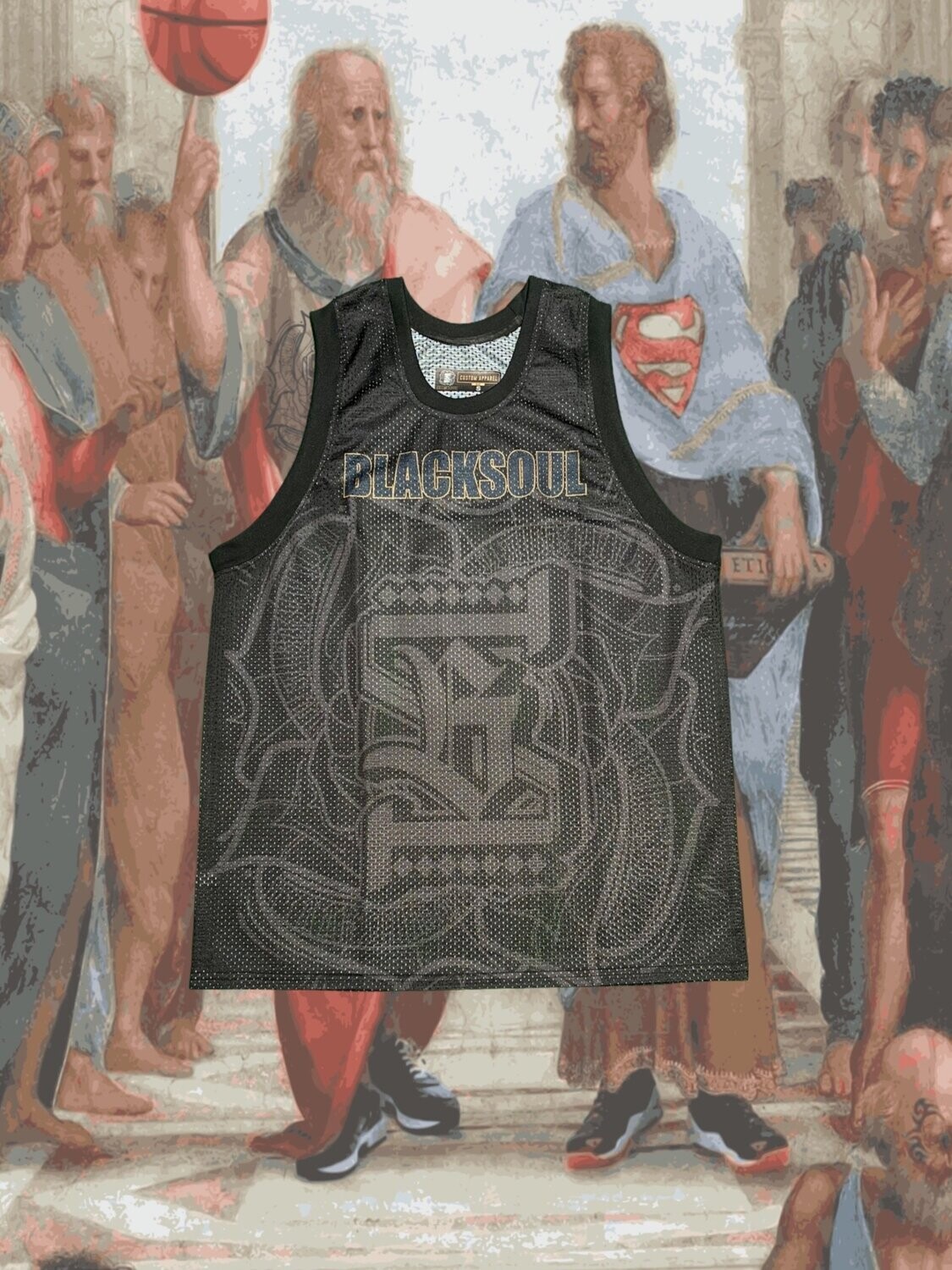 Camiseta baloncesto negra