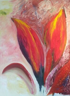 rode tulp schilderen