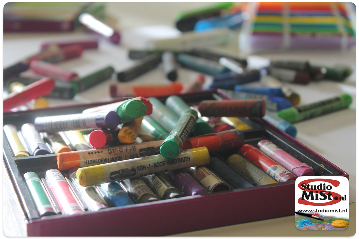 Tekenen met oliepastels