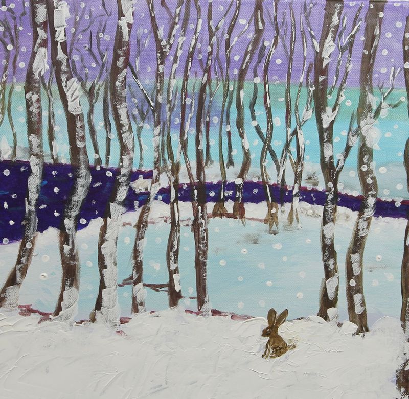 Acrylverf Winterworkshop Acrylverf Winterworkshop