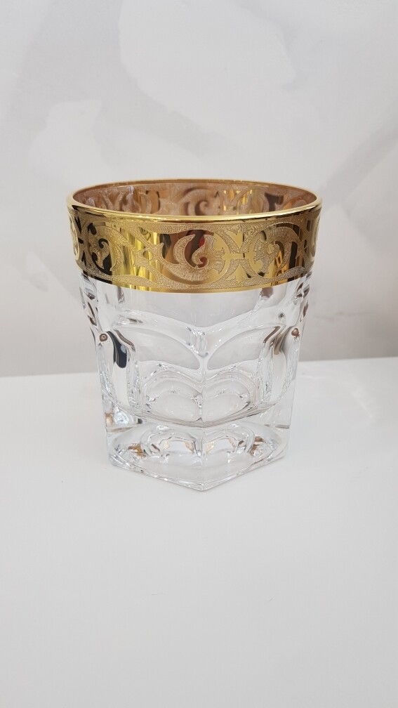 Provenza Gold Set of Whiskey Glasses