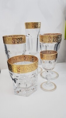 Provenza Gold Set of Wine Glasses