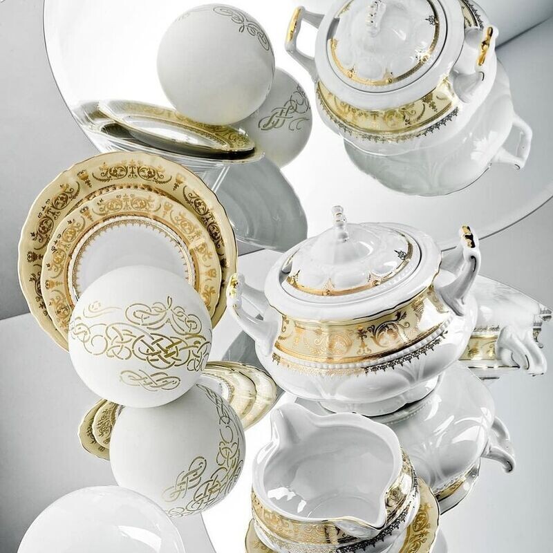 Dinner Set National Traditions Gold-25Pcs