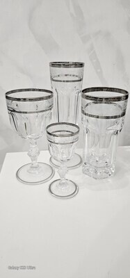 Provenza Platinum Set of Champagne Glasses