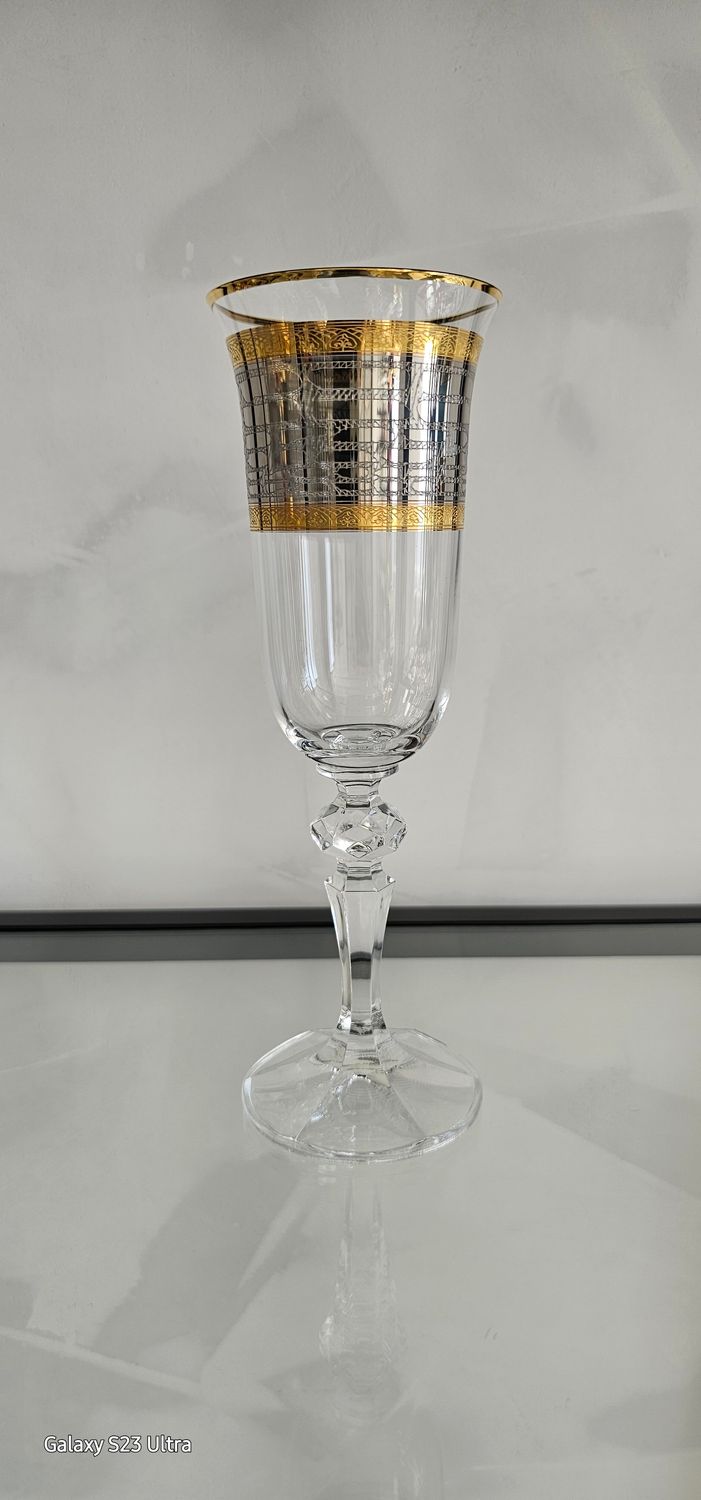 Coco Set of Champagne Glasses//6 pcs