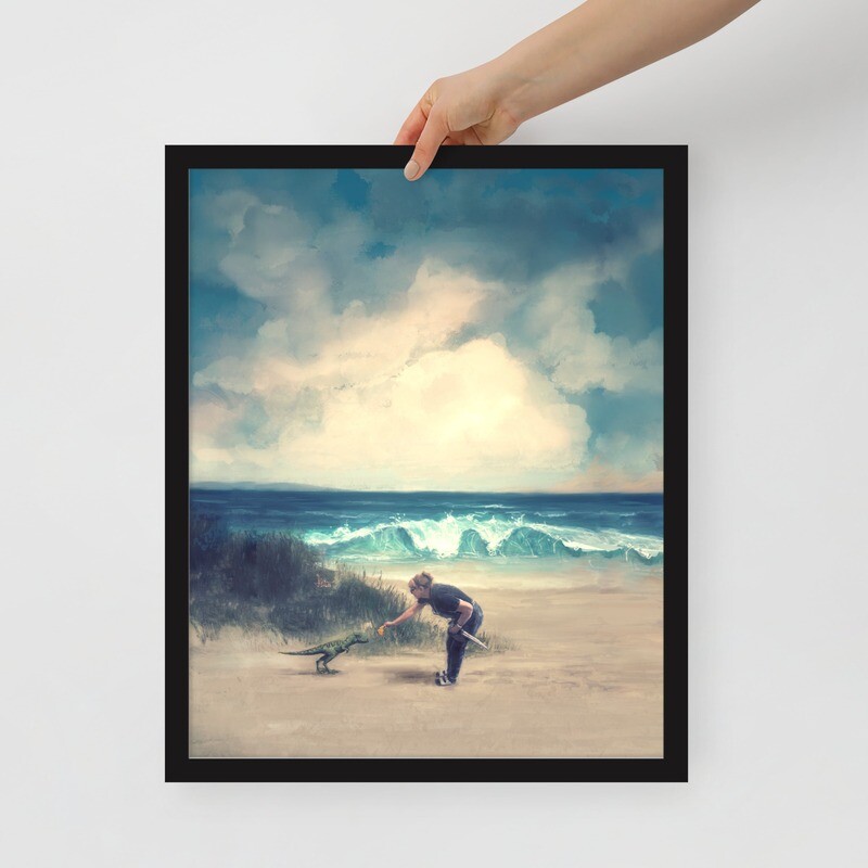 Gerahmtes Poster